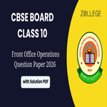 CBSE Class 10 Front Office Operations Question Paper 2026 with Solution Pdf